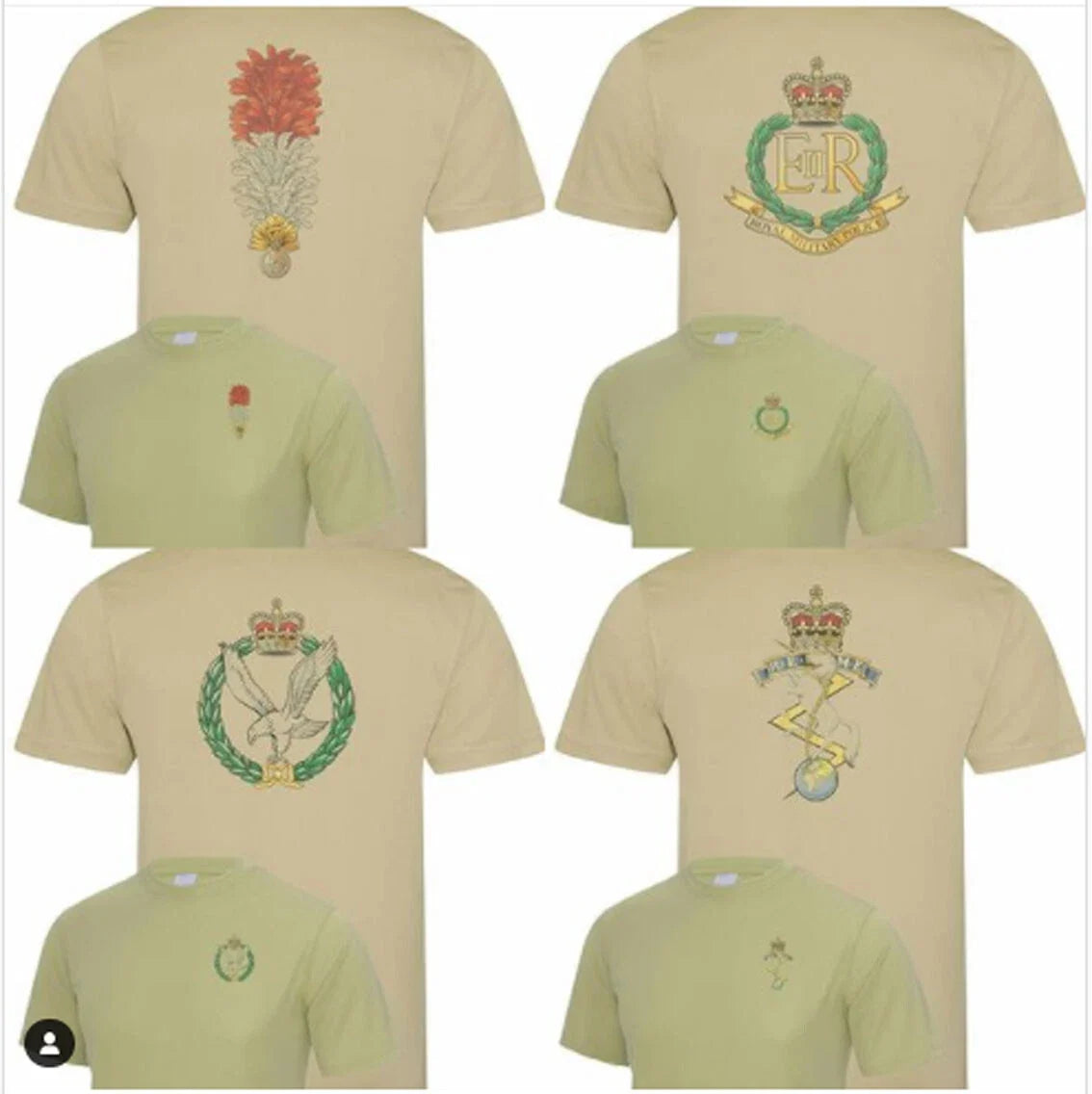 Double Printed Colour Army WICKENING SPORTS rmp REME - Adult & Kids T-Shirts, Sweatshirts & Hoodies apparel design preview 1