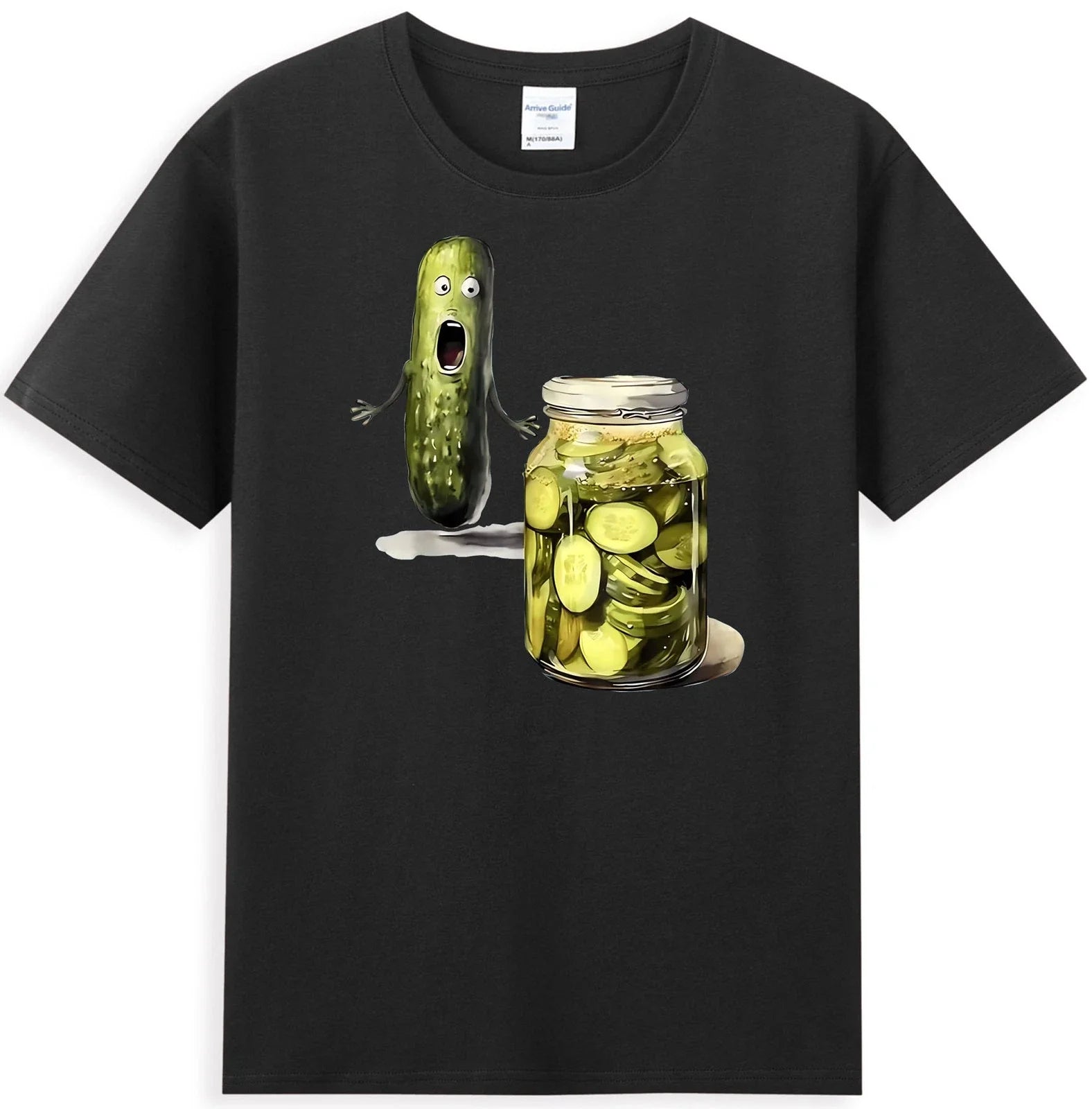 Pickle Surprise A Cucumber And Jar Of Sliced Pickles - Adult & Kids T-Shirts, Sweatshirts & Hoodies apparel design preview 1