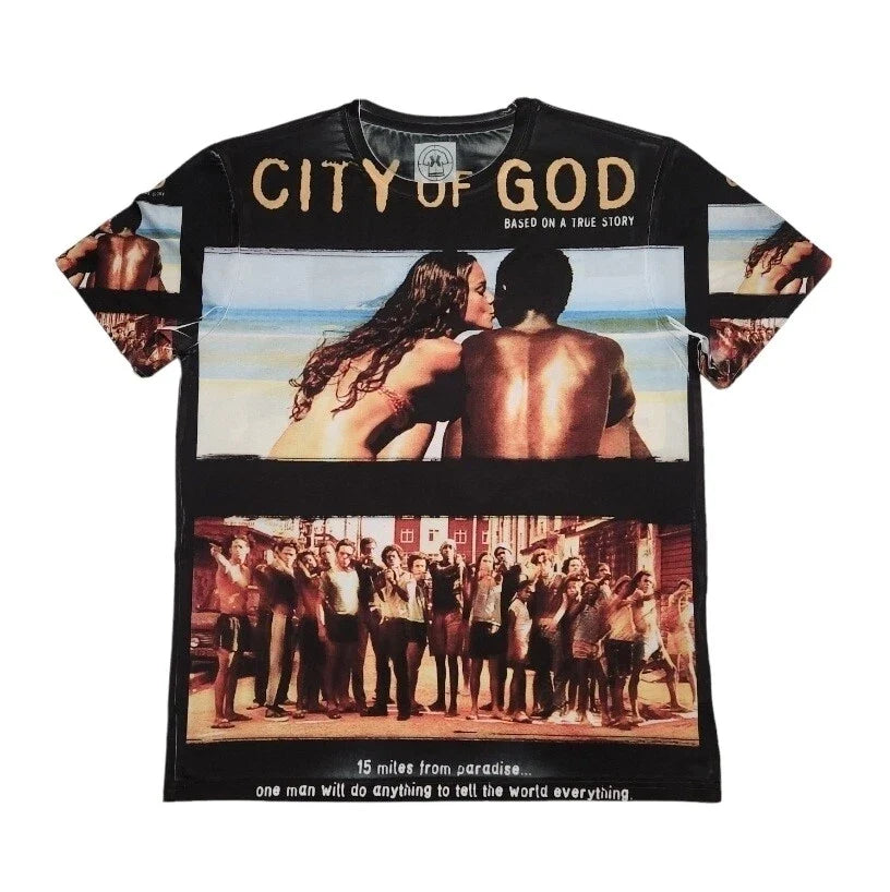 Custom City of God Sublimation movie Brazil - Adult & Kids T-Shirts, Sweatshirts & Hoodies apparel design preview 1