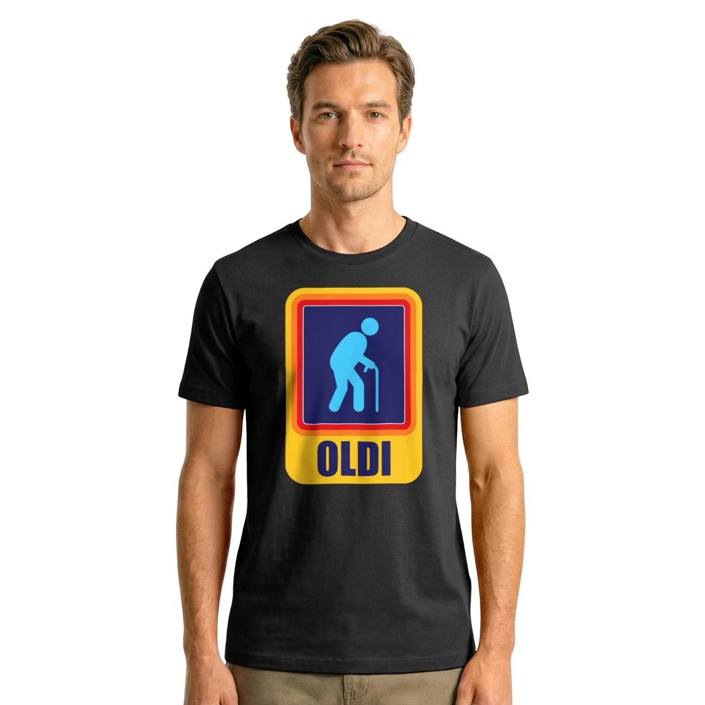 Funny OLDI Humorous Old Man Graphic Gift For Dad - Adult & Kids T-Shirts, Sweatshirts & Hoodies apparel design preview 1