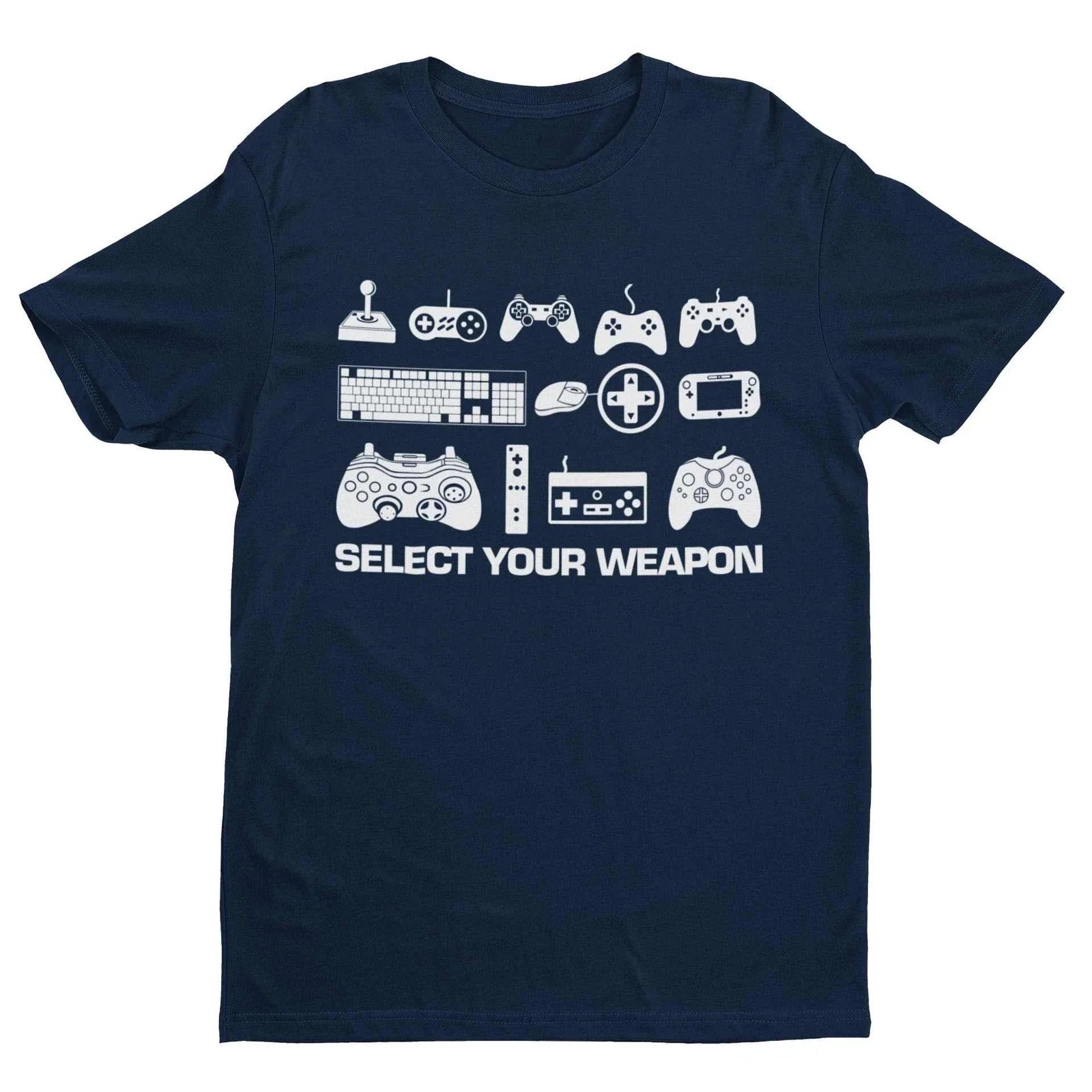 Select Your Weapon Retro Gaming Controllers Classic - Adult & Kids T-Shirts, Sweatshirts & Hoodies apparel design preview 1