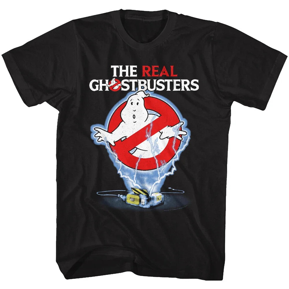 The Real Ghost Busters Movie Caught In Proton Pack - Adult & Kids T-Shirts, Sweatshirts & Hoodies apparel design preview 1