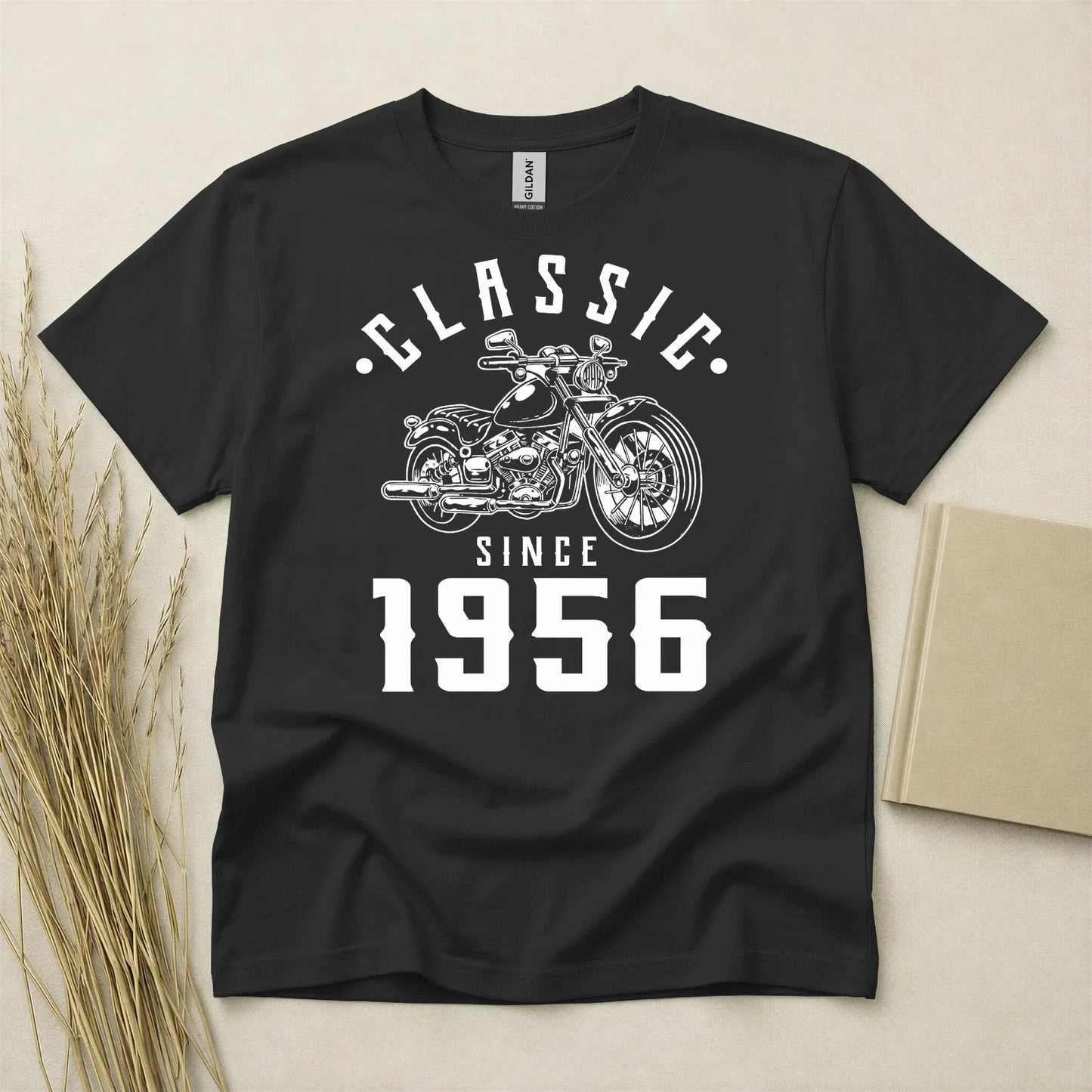 70th Birthday Born In 1956 70 Years Old Gifts Classic - Adult & Kids T-Shirts, Sweatshirts & Hoodies apparel design preview 1