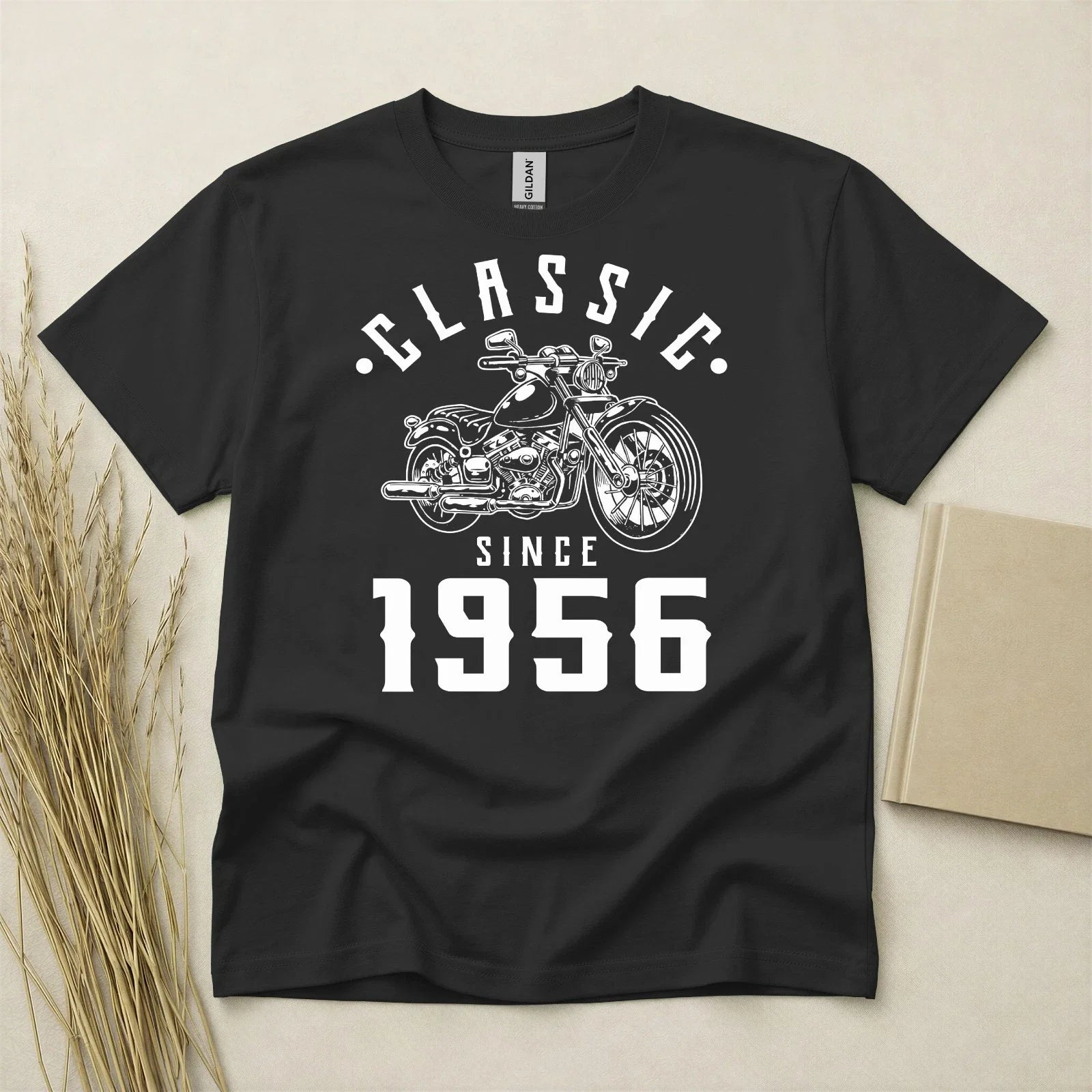 70th Birthday Born In 1956 70 Years Old Gifts Classic - Adult & Kids T-Shirts, Sweatshirts & Hoodies apparel design preview 1