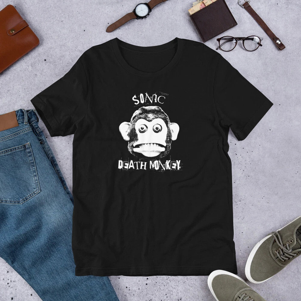 SONIC Death Monkey High Fidelity Movie Band Fictional - Adult & Kids T-Shirts, Sweatshirts & Hoodies apparel design preview 1