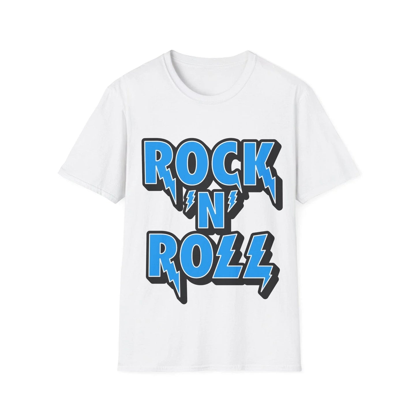 Rock'n'Roll Logo Rock Music Fan Custom Type Design - Adult & Kids T-Shirts, Sweatshirts & Hoodies apparel design preview 1