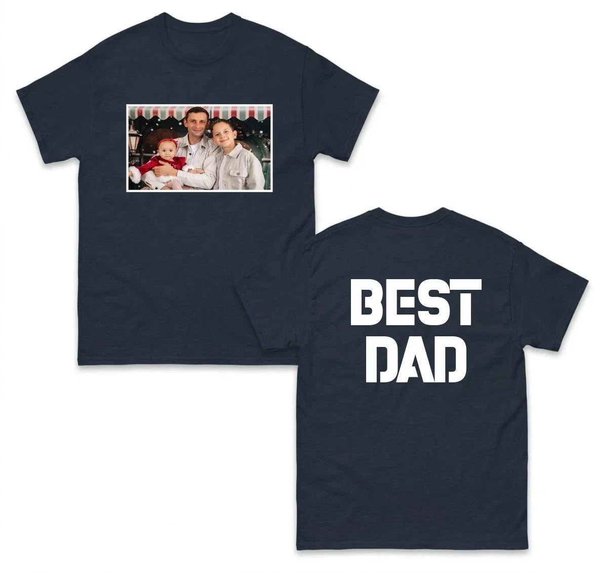 Personalised Photo and Text Custom Front Back - Adult & Kids T-Shirts, Sweatshirts & Hoodies apparel design preview 1