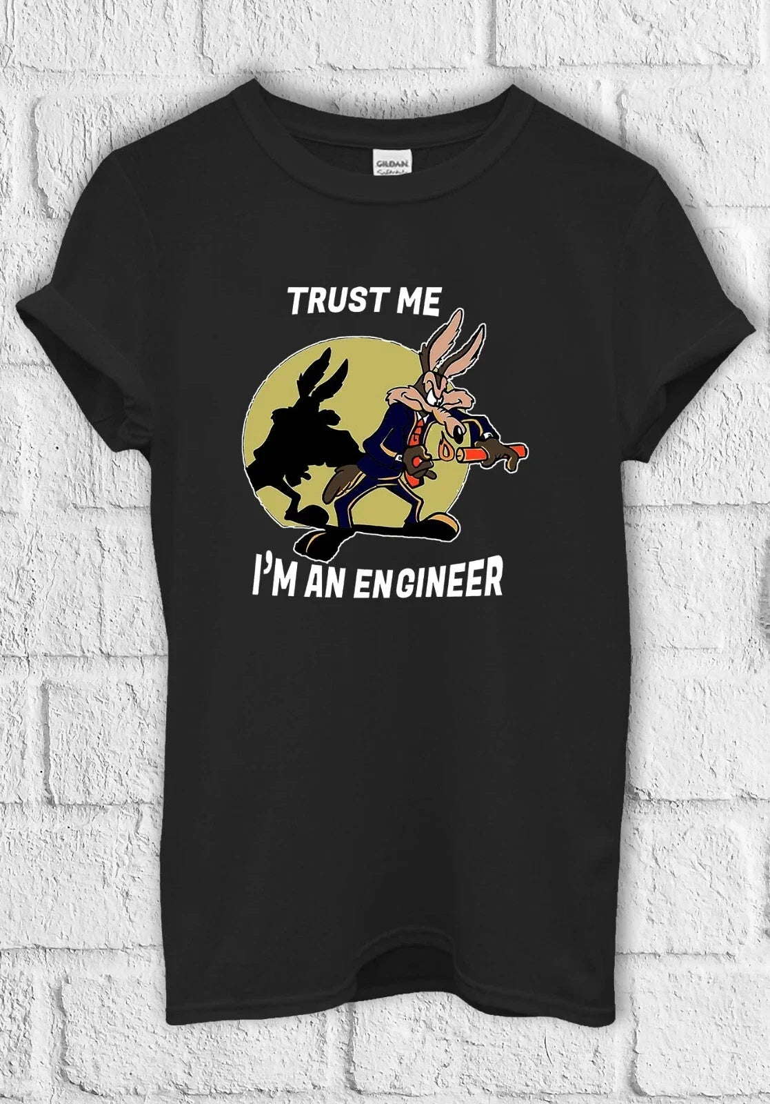 Trust Me I Am Engineer Coyote Men Women Unisex 3006 - Adult & Kids T-Shirts, Sweatshirts & Hoodies apparel design preview 1