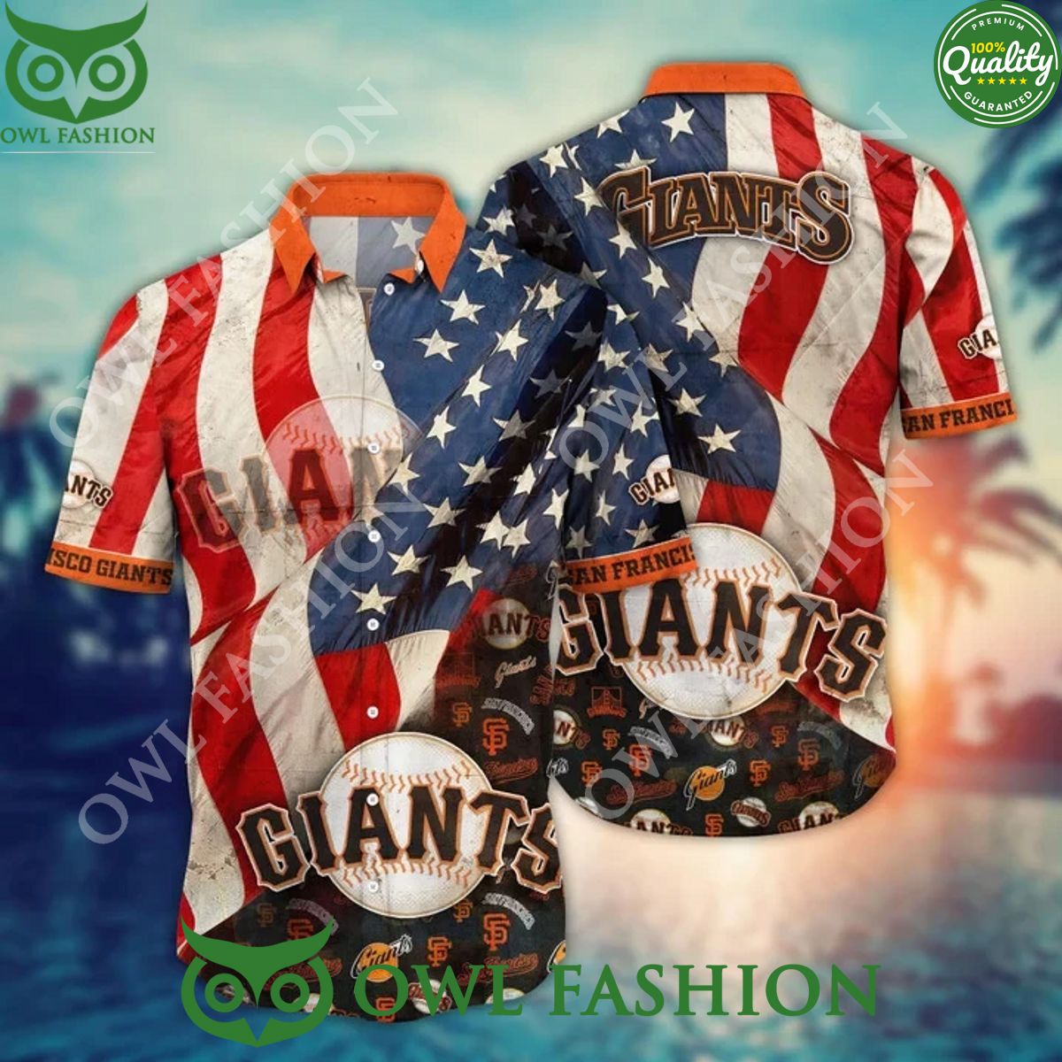 San Francisco Giants Independence Day Premium MLB - Adult & Kids T-Shirts, Sweatshirts & Hoodies apparel design preview 1