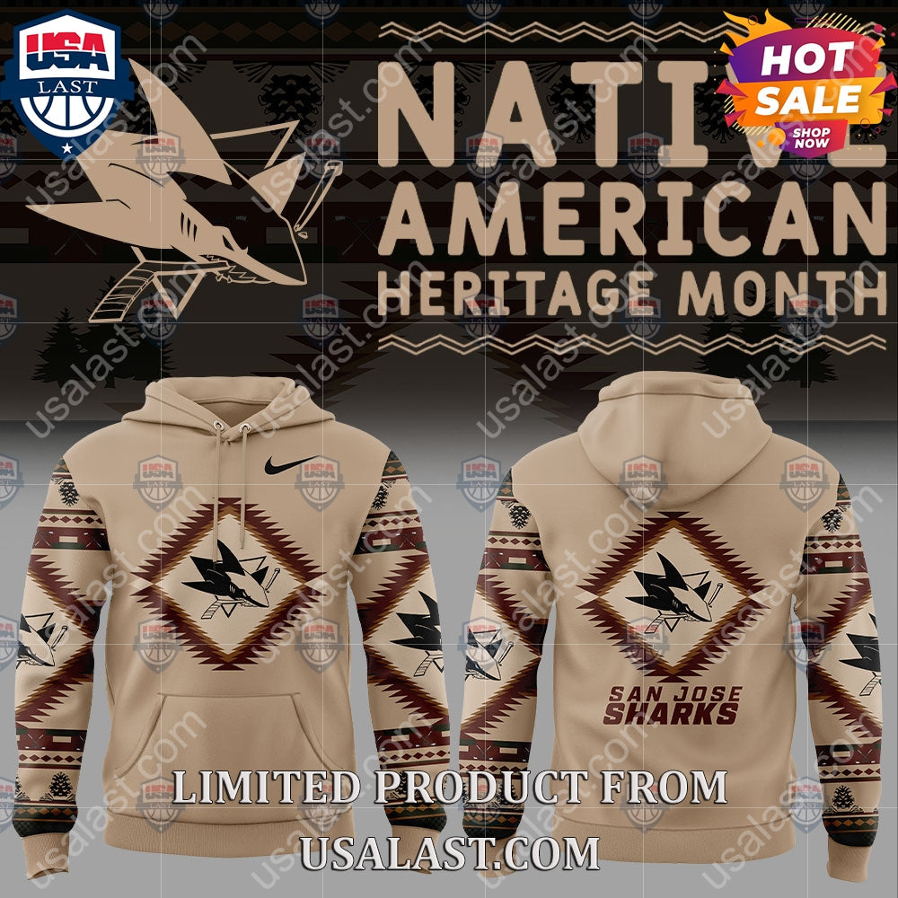 San Jose Sharks NHL Native American Heritage Month - Adult & Kids T-Shirts, Sweatshirts & Hoodies apparel design preview 1