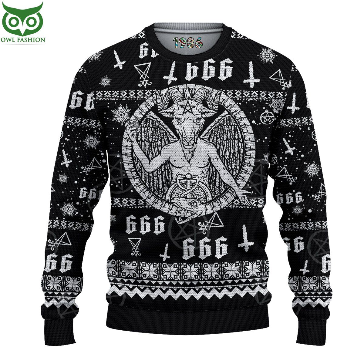 Satan Limited Christmas Ugly Sweater Jumpers - Adult & Kids T-Shirts, Sweatshirts & Hoodies apparel design preview 1