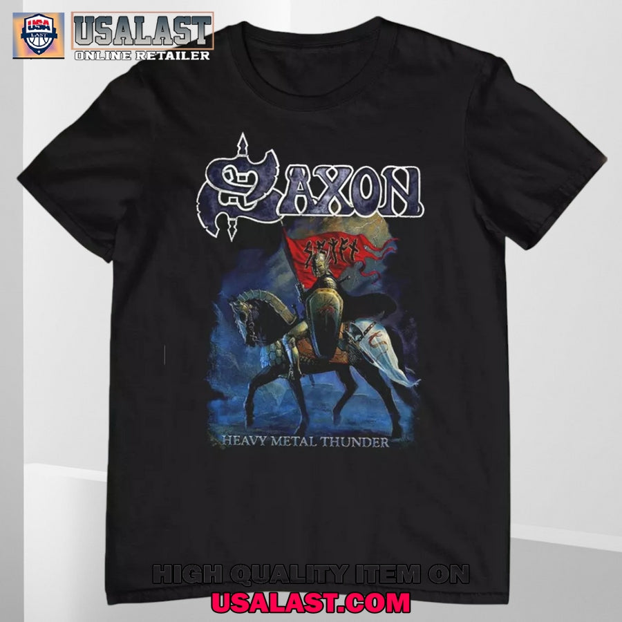 Saxon Band Heavy Metal Thunder - Adult & Kids T-Shirts, Sweatshirts & Hoodies apparel design preview 1