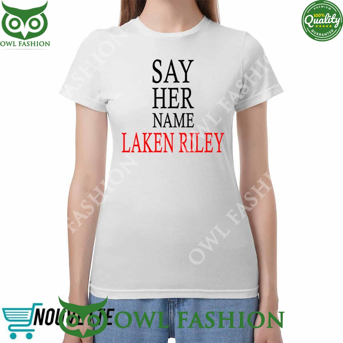Say Her Name Laken Riley - Adult & Kids T-Shirts, Sweatshirts & Hoodies apparel design preview 1