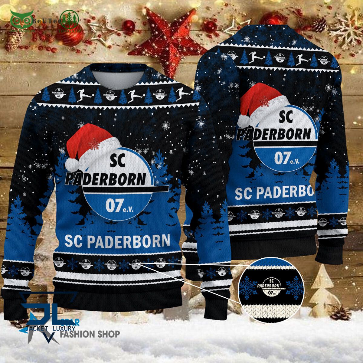 SC Paderborn Bundesliga Germany League Ugly Sweater - Adult & Kids T-Shirts, Sweatshirts & Hoodies apparel design preview 1
