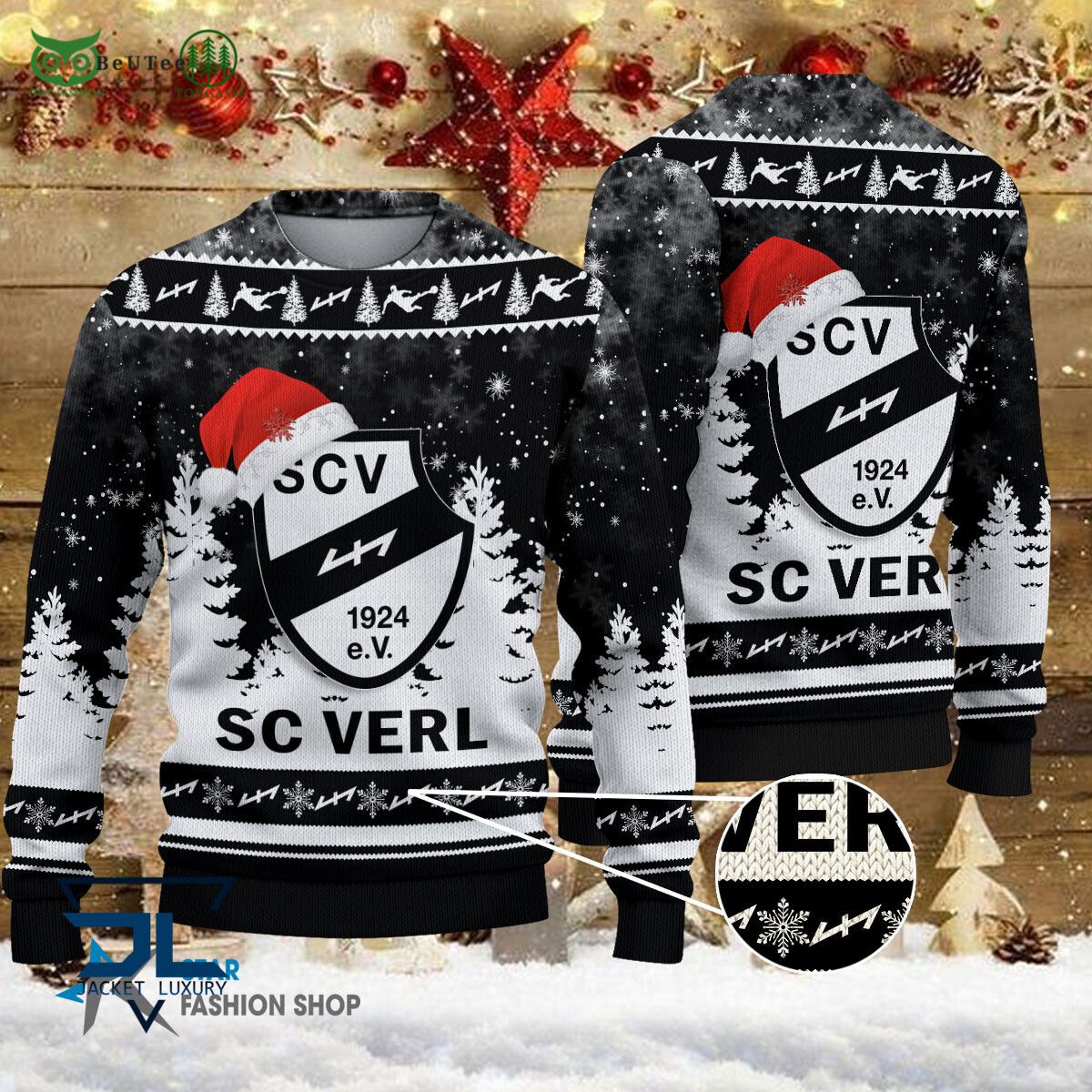 SC Verl Bundesliga Champions Ugly Sweater - Adult & Kids T-Shirts, Sweatshirts & Hoodies apparel design preview 1
