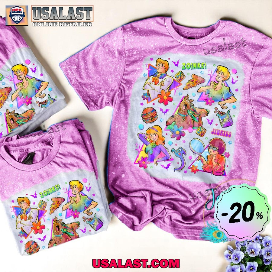 Scooby Doo And Friends Unisex Bleached - Adult & Kids T-Shirts, Sweatshirts & Hoodies apparel design preview 1