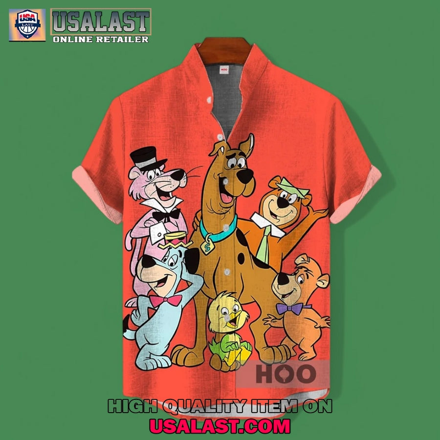 Scooby Doo And Nostalgia Cartoon Characters Hawaiian - Adult & Kids T-Shirts, Sweatshirts & Hoodies apparel design preview 1