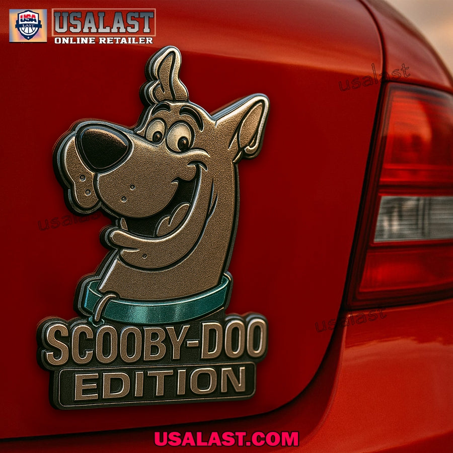 Scooby Doo Edition Car Name Badge 3D Sticker - Adult & Kids T-Shirts, Sweatshirts & Hoodies apparel design preview 1