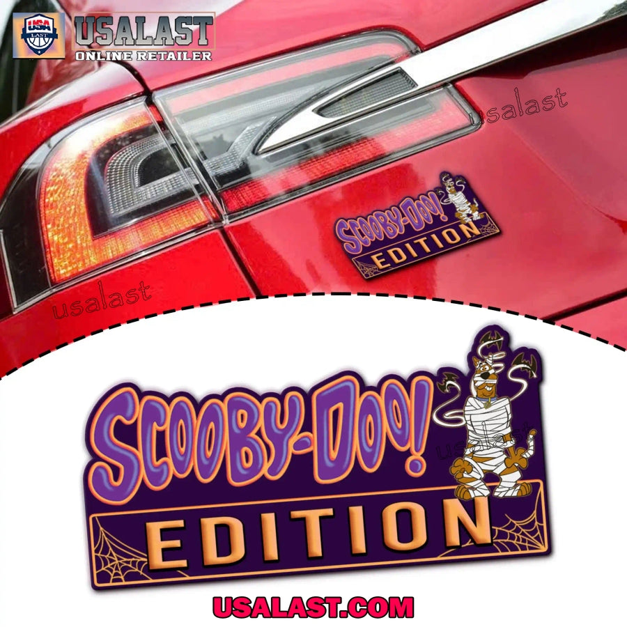 Scooby Doo Mummy Halloween Custom 3D Car Badge - Adult & Kids T-Shirts, Sweatshirts & Hoodies apparel design preview 1