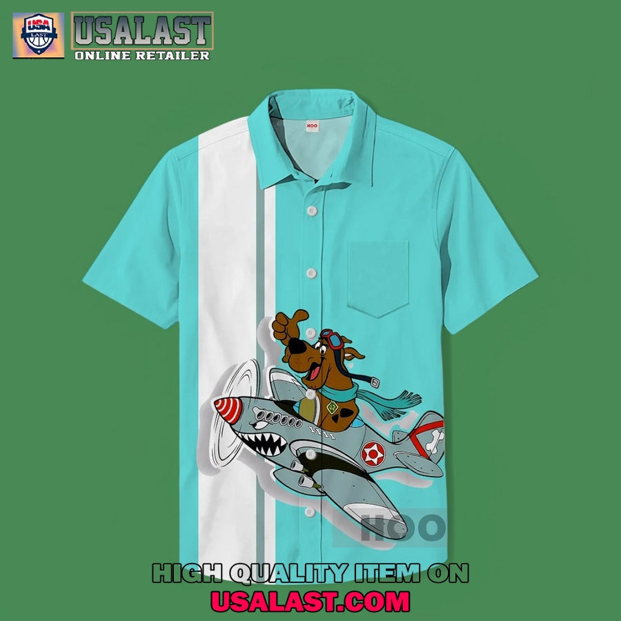 Scooby Doo Pilot Dog Hawaiian - Adult & Kids T-Shirts, Sweatshirts & Hoodies apparel design preview 1