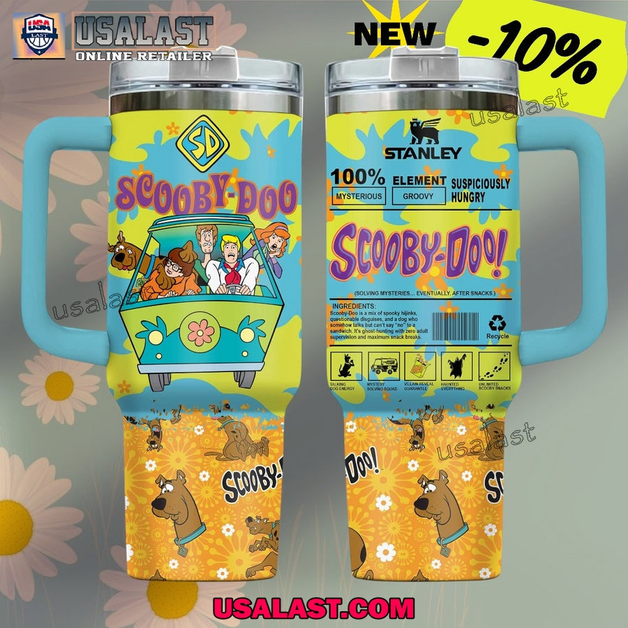 Scooby Doo Tropical 40oz Tumbler Cup - Adult & Kids T-Shirts, Sweatshirts & Hoodies apparel design preview 1