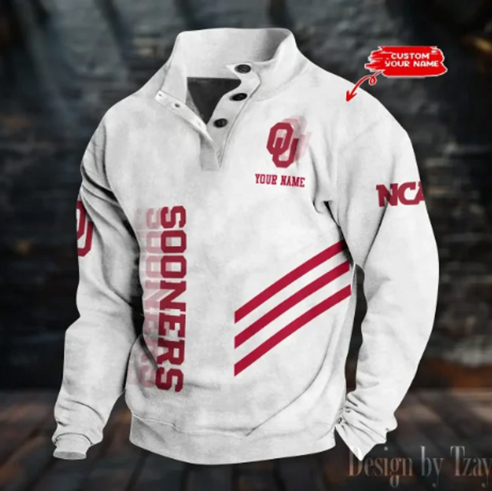 Personalized Oklahoma Stand Collar Basketball Fan - Adult & Kids T-Shirts, Sweatshirts & Hoodies apparel design preview 1