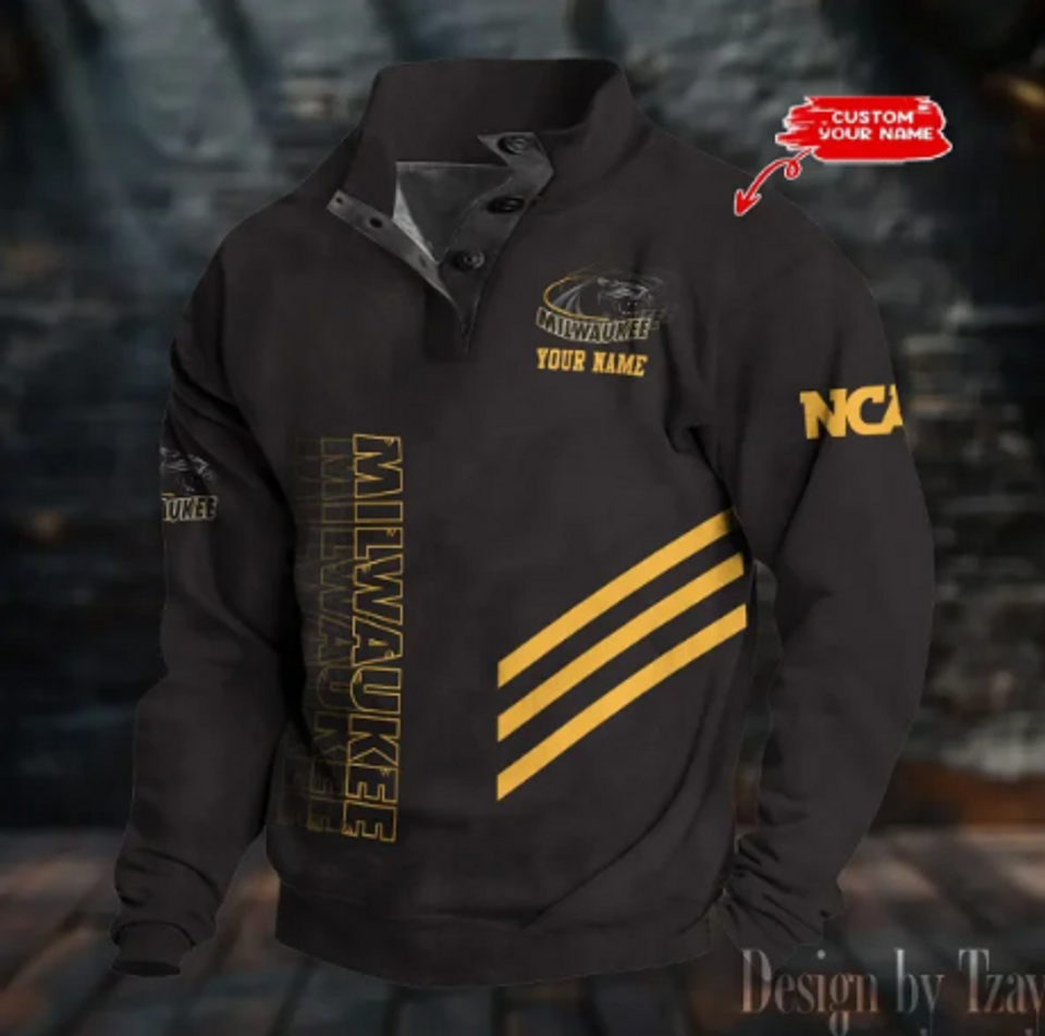 Personalized Milwaukee Stand Collar Basketball Fan - Adult & Kids T-Shirts, Sweatshirts & Hoodies apparel design preview 1