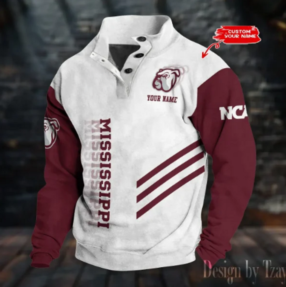 Personalized Mississippi Stand Collar Basketball Fan - Adult & Kids T-Shirts, Sweatshirts & Hoodies apparel design preview 1