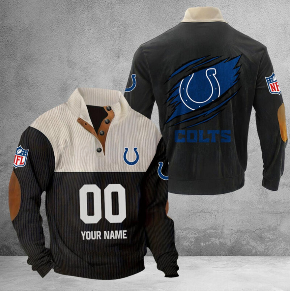 Customize Name And Number Indianapolis Football - Adult & Kids T-Shirts, Sweatshirts & Hoodies apparel design preview 1