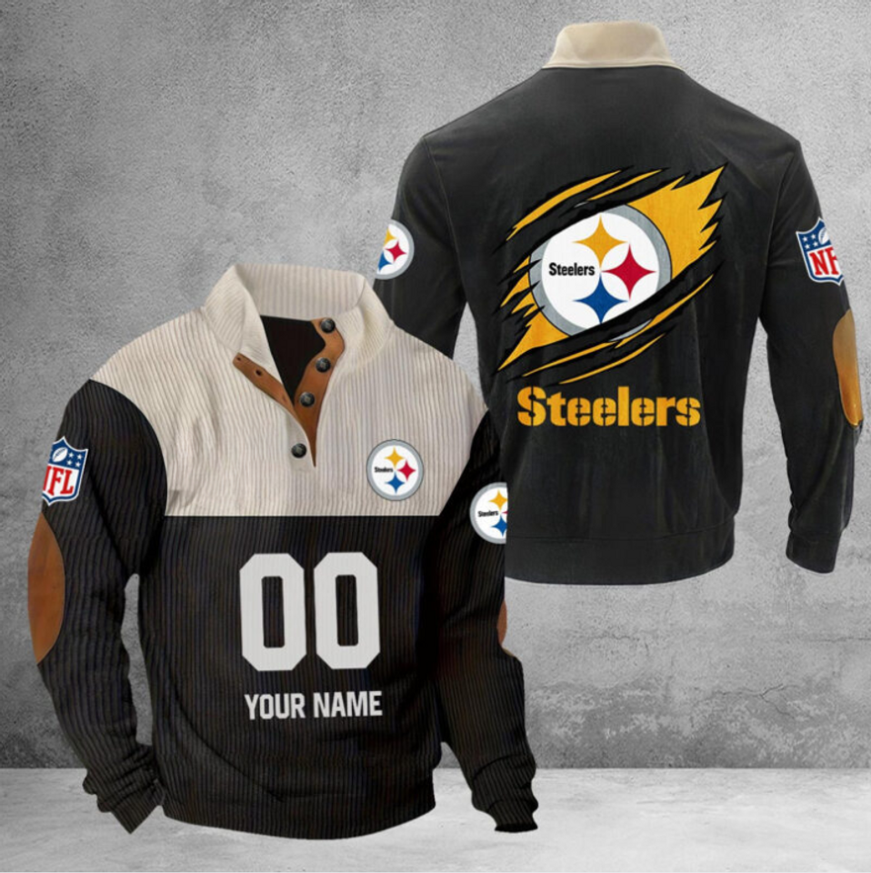 Customize Name And Number Pittsburgh Football - Adult & Kids T-Shirts, Sweatshirts & Hoodies apparel design preview 1