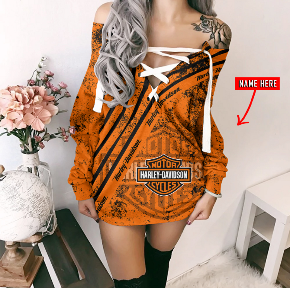 Custom Name HD Long Lace-Up 06 - Adult & Kids T-Shirts, Sweatshirts & Hoodies apparel design preview 1