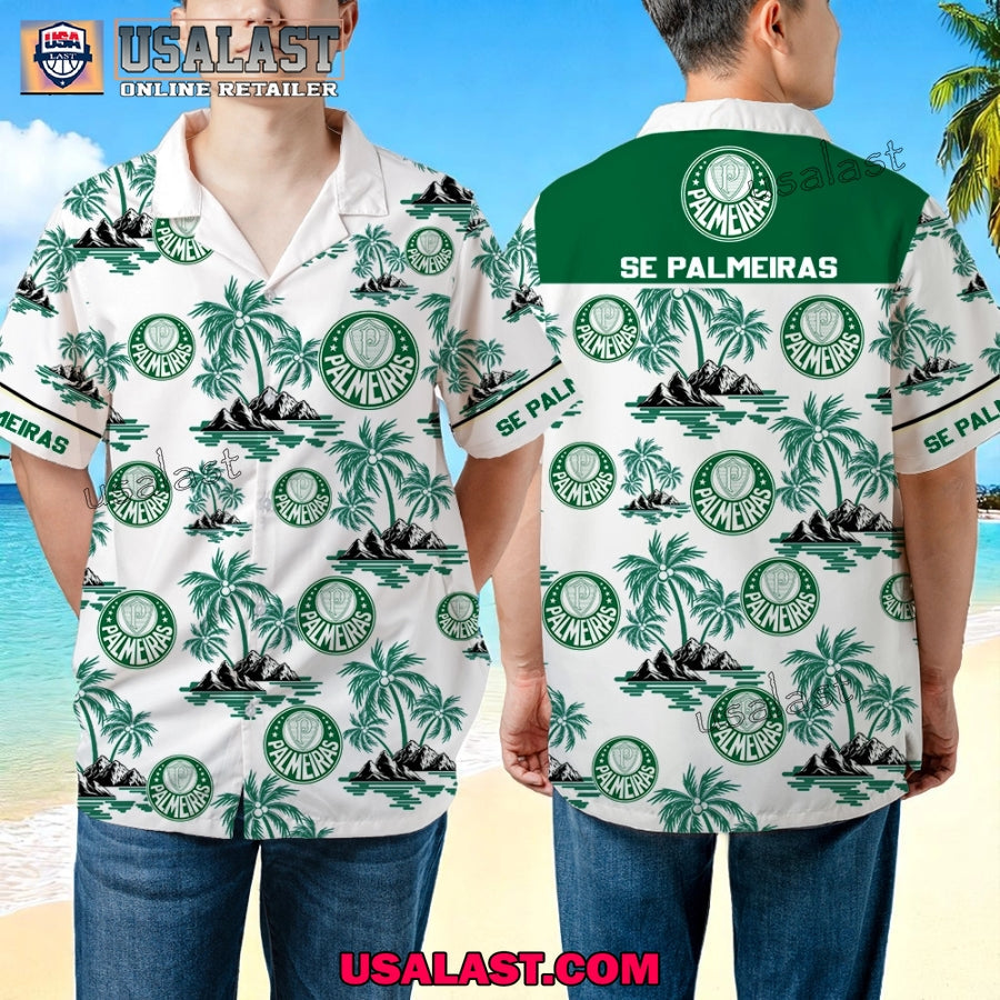 SE Palmeiras Summer Hawaiian Outfit 2025 - Adult & Kids T-Shirts, Sweatshirts & Hoodies apparel design preview 1