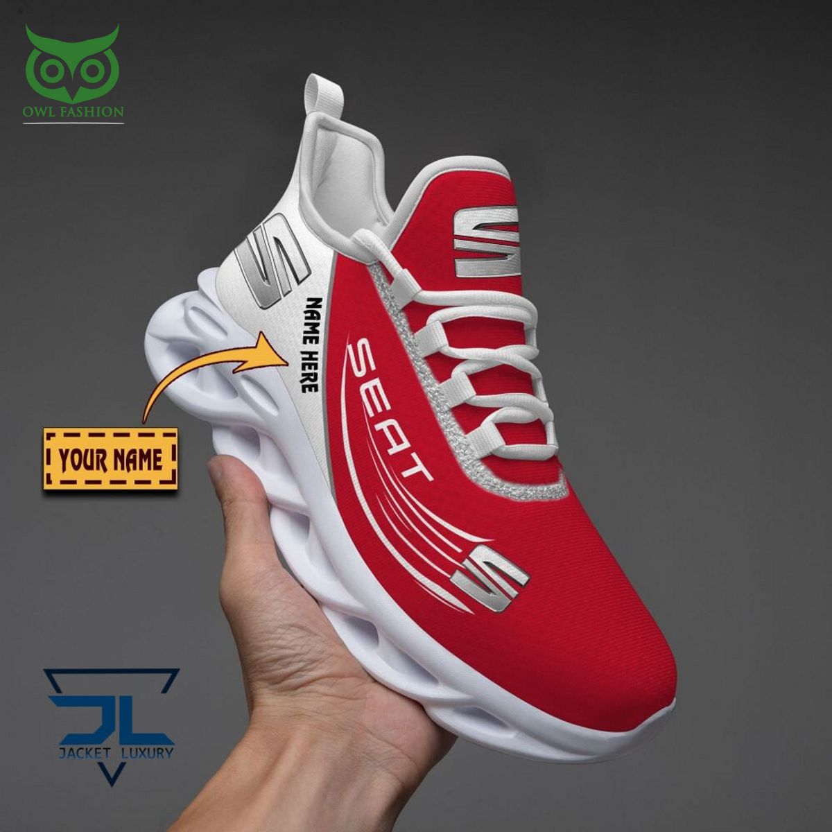 SEAT Car Brand Personalized Max Soul Sneakers - Adult & Kids T-Shirts, Sweatshirts & Hoodies apparel design preview 1