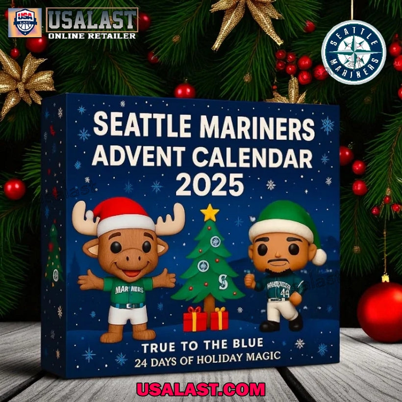 Seattle Mariners 2025 Advent Calendar - Adult & Kids T-Shirts, Sweatshirts & Hoodies apparel design preview 1