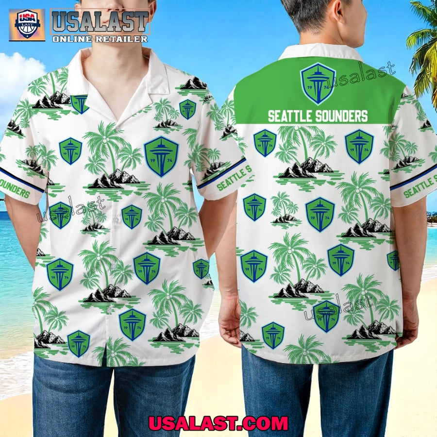 Seattle Sounders FC Aloha Hawaiian - Adult & Kids T-Shirts, Sweatshirts & Hoodies apparel design preview 1