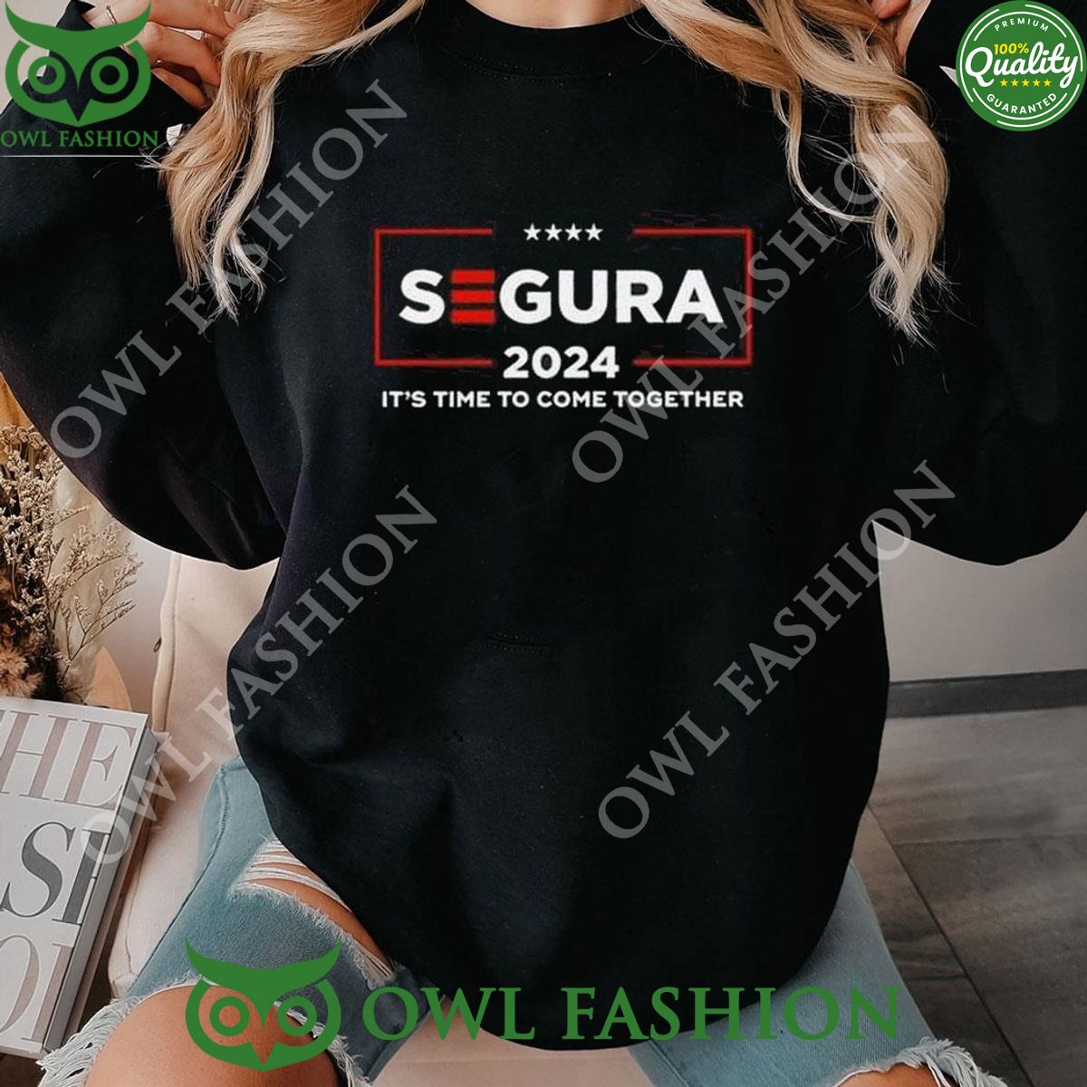 Segura 2024 It's Time To Come Together - Adult & Kids T-Shirts, Sweatshirts & Hoodies apparel design preview 1