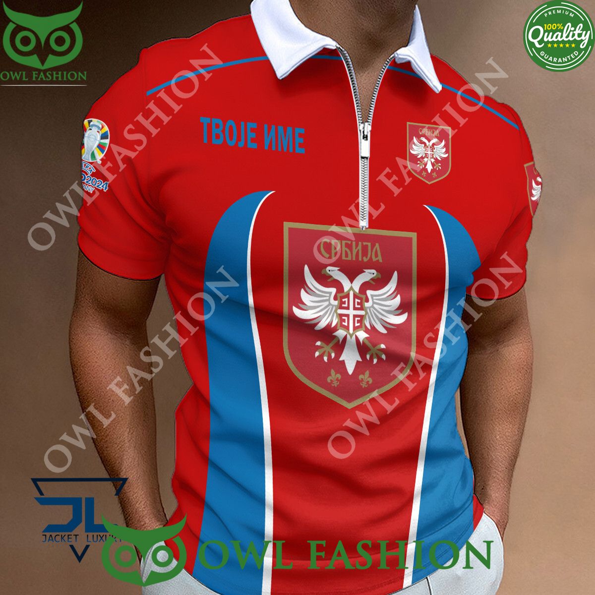 Serbia Euro Champion 2024 National Team Polo - Adult & Kids T-Shirts, Sweatshirts & Hoodies apparel design preview 1
