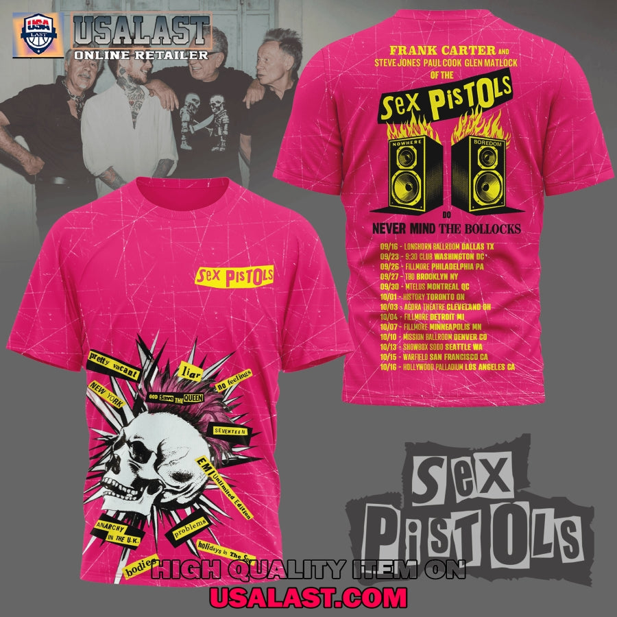Sex Pistols Do Never Mind The Bollocks 3D - Adult & Kids T-Shirts, Sweatshirts & Hoodies apparel design preview 1