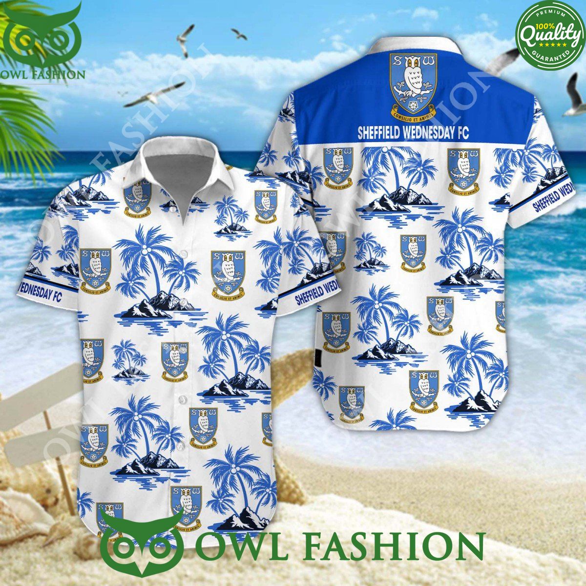 Sheffield Wednesday EFL Football Team Limited Island - Adult & Kids T-Shirts, Sweatshirts & Hoodies apparel design preview 1