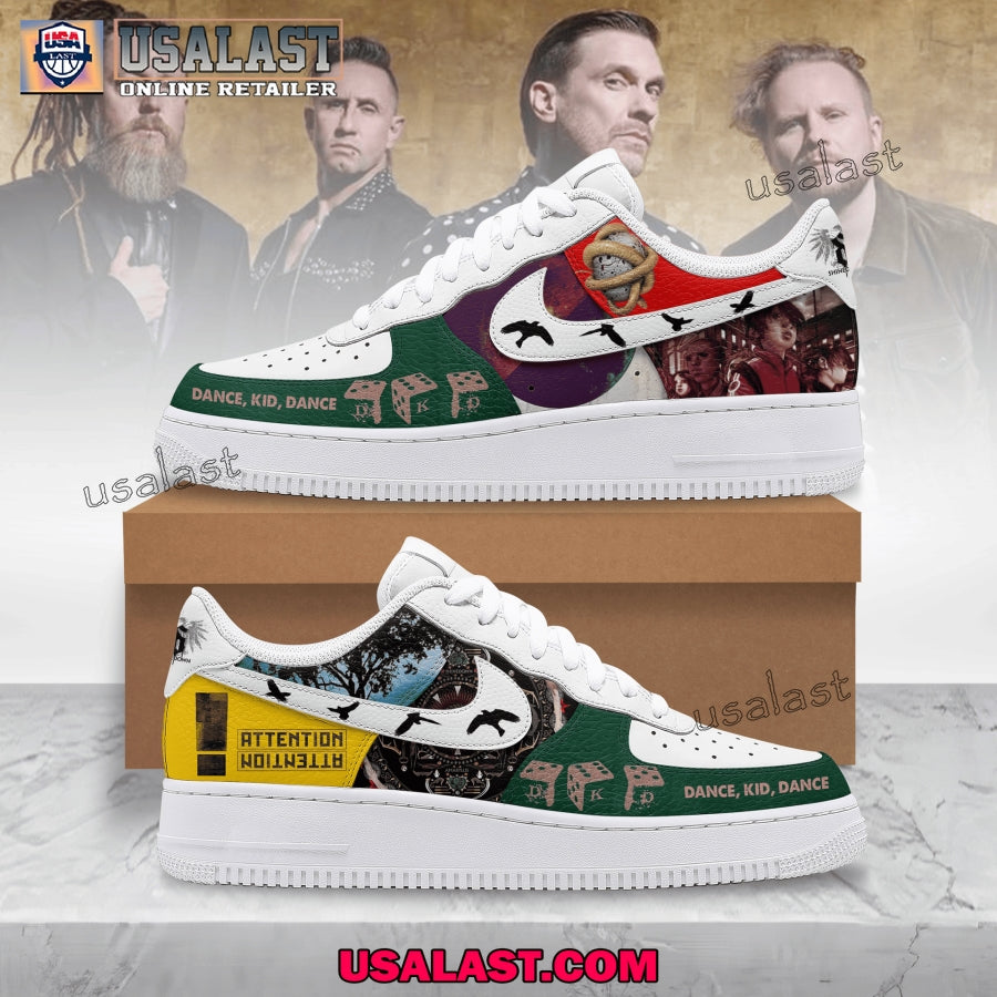Shinedown Dance Kid Air Force Shoes - Adult & Kids T-Shirts, Sweatshirts & Hoodies apparel design preview 1