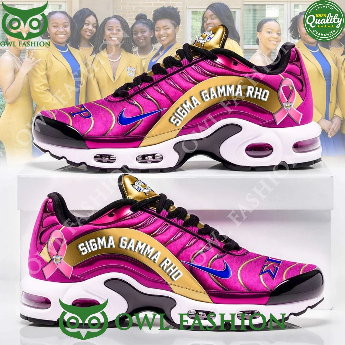 Sigma Gamma Rho Fans Sorority pink sport air max - Adult & Kids T-Shirts, Sweatshirts & Hoodies apparel design preview 1