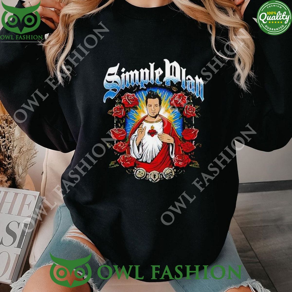 Simple Plan Pop Punk Saved My Life 2024 - Adult & Kids T-Shirts, Sweatshirts & Hoodies apparel design preview 1