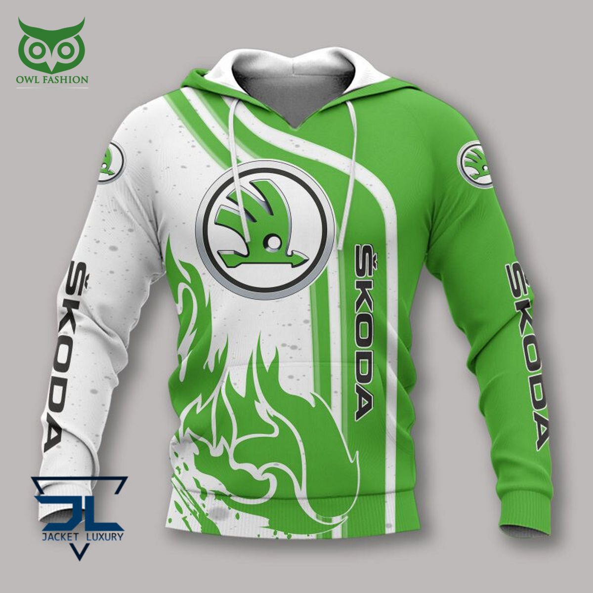 Skoda Auto Car Motor Brand 3D Polo - Adult & Kids T-Shirts, Sweatshirts & Hoodies apparel design preview 1