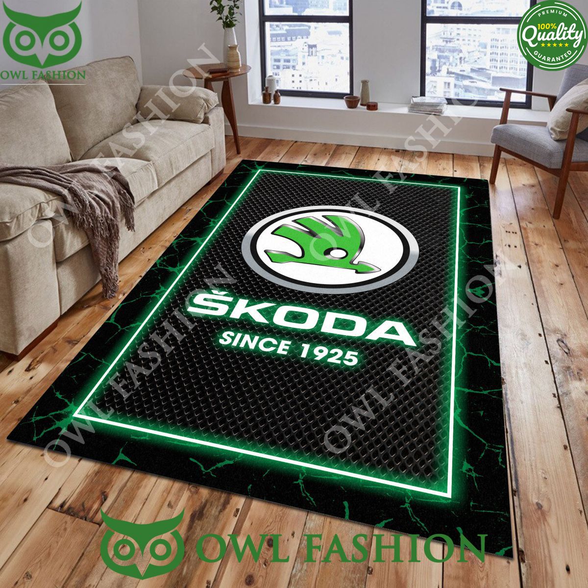 Skoda Auto Custom Lightning Color Motor Brand Carper - Adult & Kids T-Shirts, Sweatshirts & Hoodies apparel design preview 1