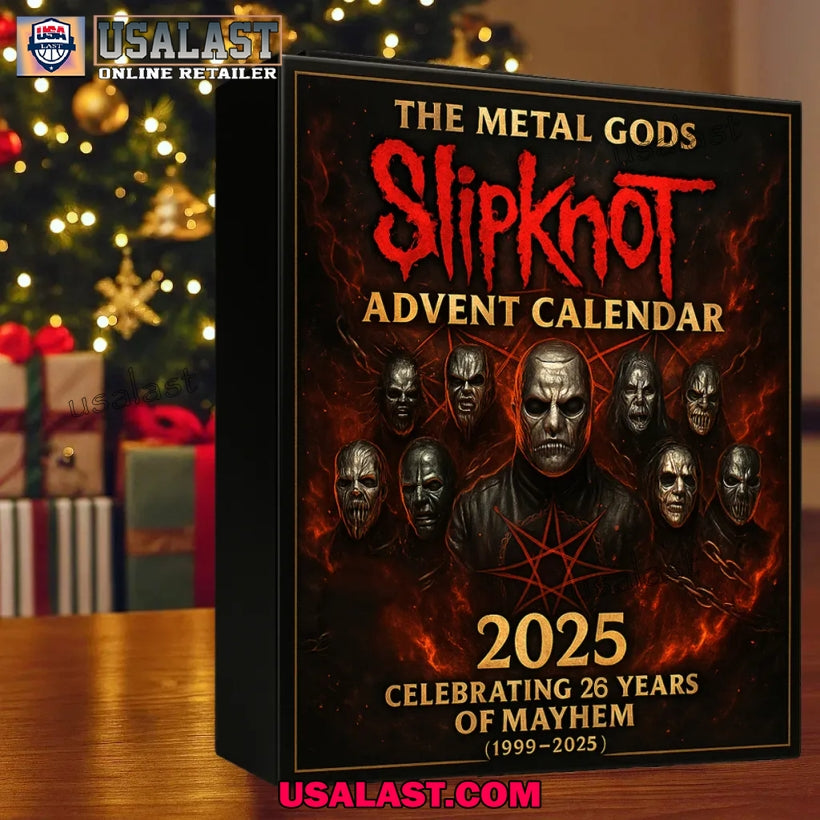 Slipknot 26th Anniversary Advent Calendar 2025 - Adult & Kids T-Shirts, Sweatshirts & Hoodies apparel design preview 1