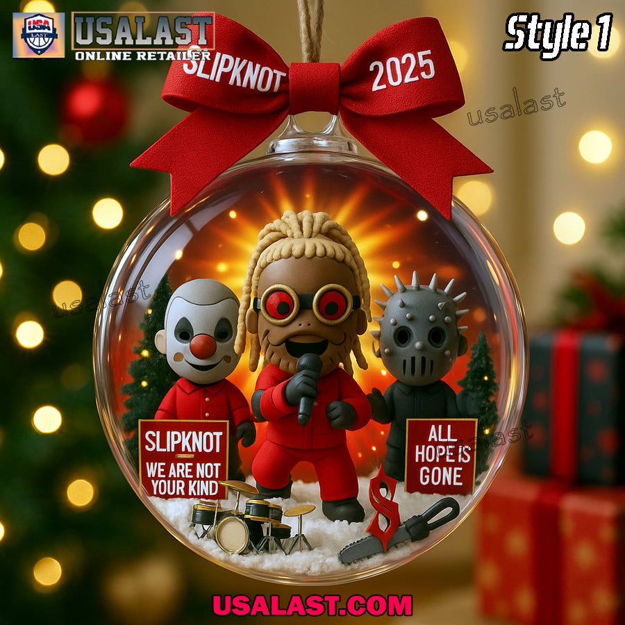 Slipknot 30th Anniversary Christmas Ornament - Adult & Kids T-Shirts, Sweatshirts & Hoodies apparel design preview 1