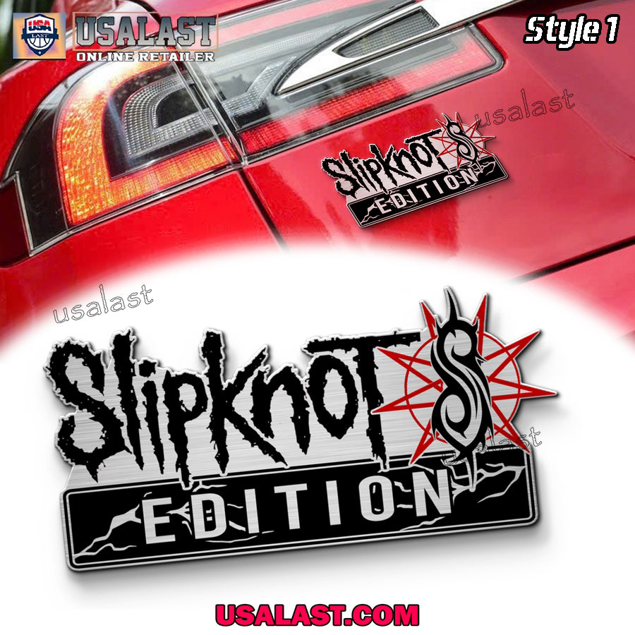 Slipknot Edition 3D Engraved Car Name Emblem - Adult & Kids T-Shirts, Sweatshirts & Hoodies apparel design preview 1