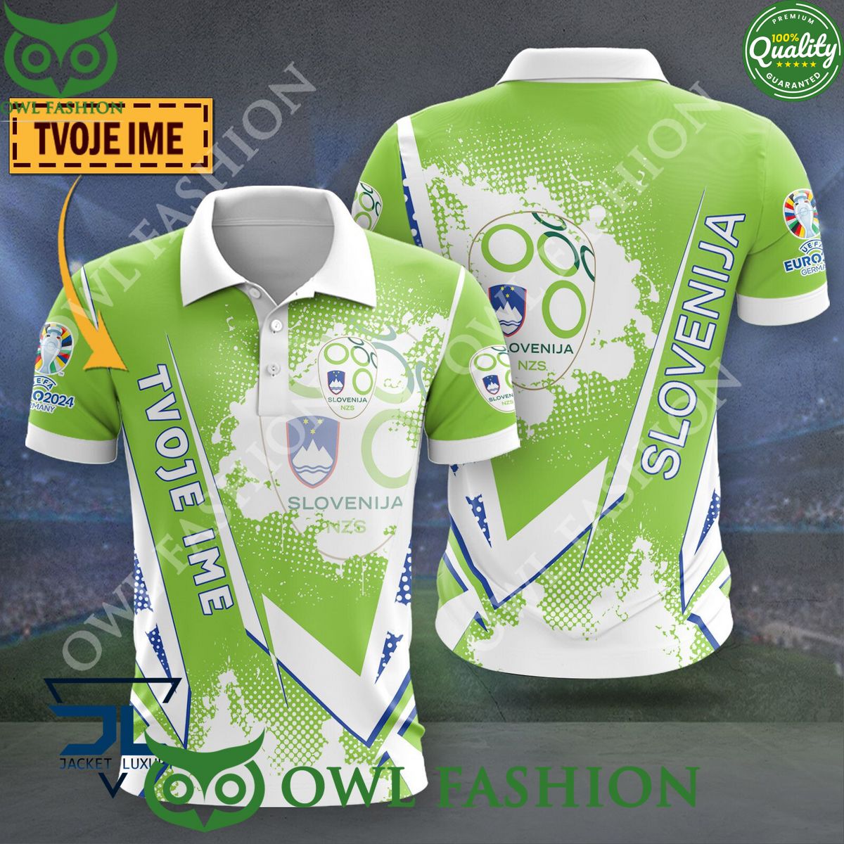 Slovenia Euro Cup 2024 Customized National Team 3D - Adult & Kids T-Shirts, Sweatshirts & Hoodies apparel design preview 1