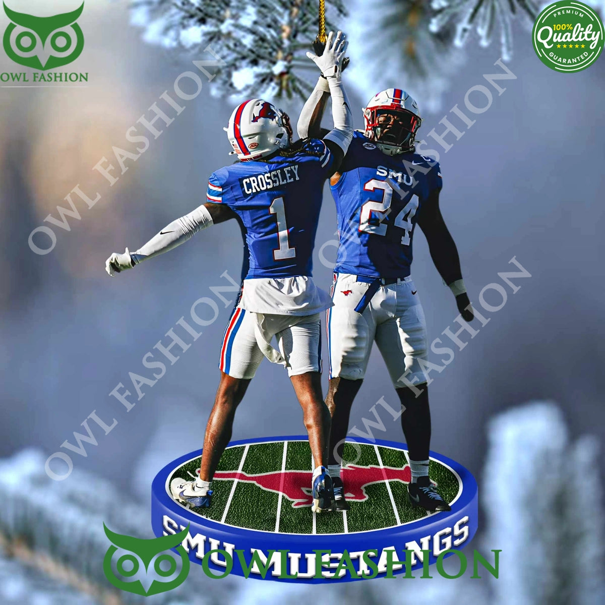 SMU Mustangs Crossley and Kobe Wilson winners NCAA - Adult & Kids T-Shirts, Sweatshirts & Hoodies apparel design preview 1