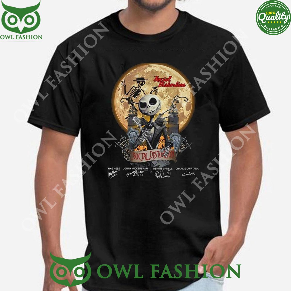 Social Distortion The Nightmare Before Christmas - Adult & Kids T-Shirts, Sweatshirts & Hoodies apparel design preview 1